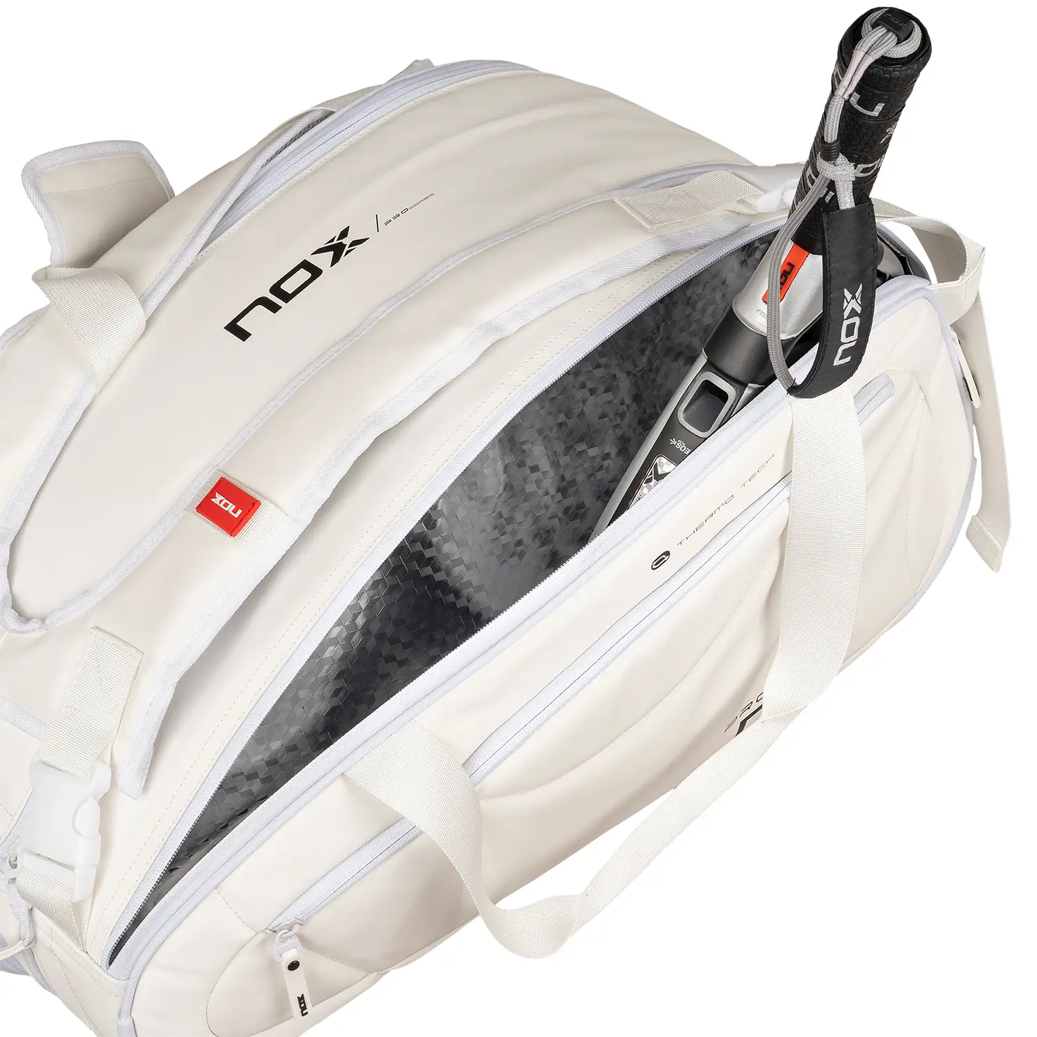 NOX Pro Series White Racket Bag - Image 6