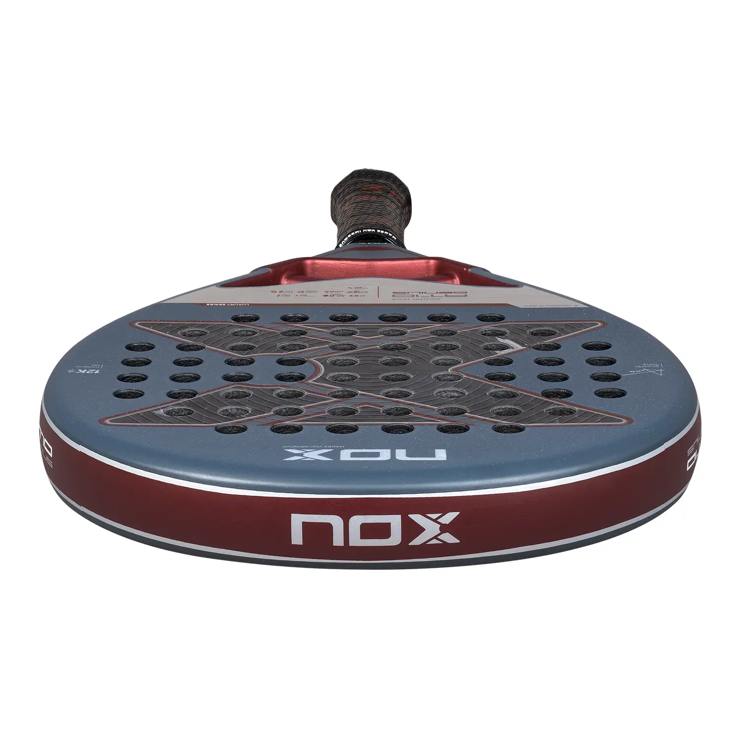 NOX AT10 Genius 12K Alum Agustin Tapia Padel Racket - Image 4