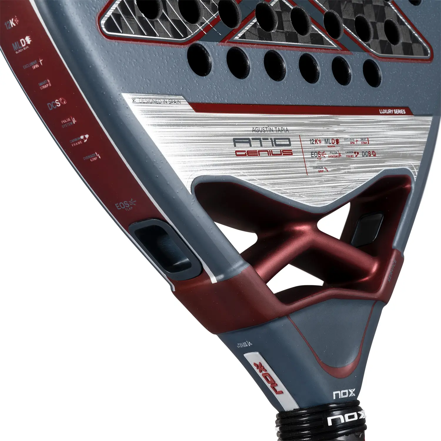 NOX AT10 Genius 12K Alum Agustin Tapia Padel Racket - Image 5
