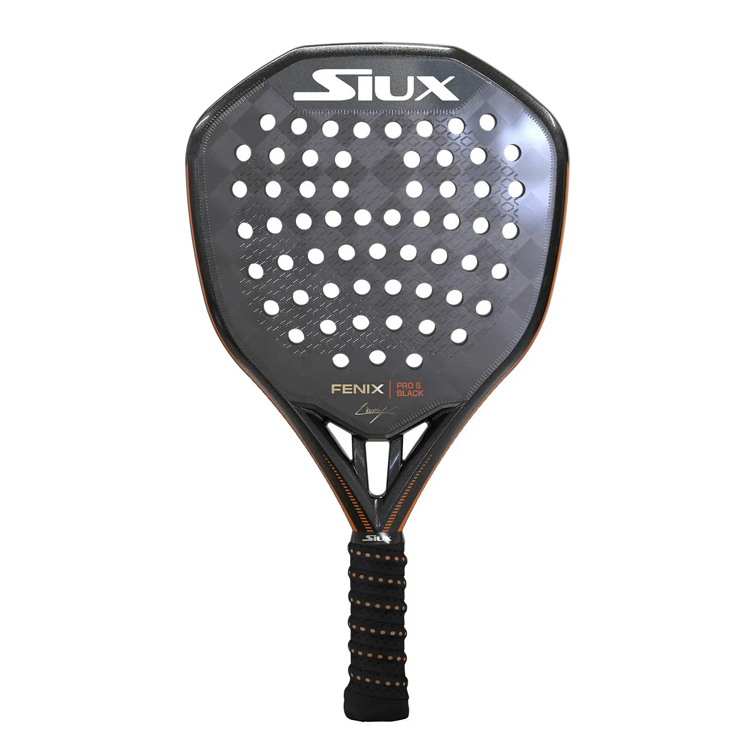 SIUX Fenix Pro 5 Black 2025 Augsberger Padel Racket