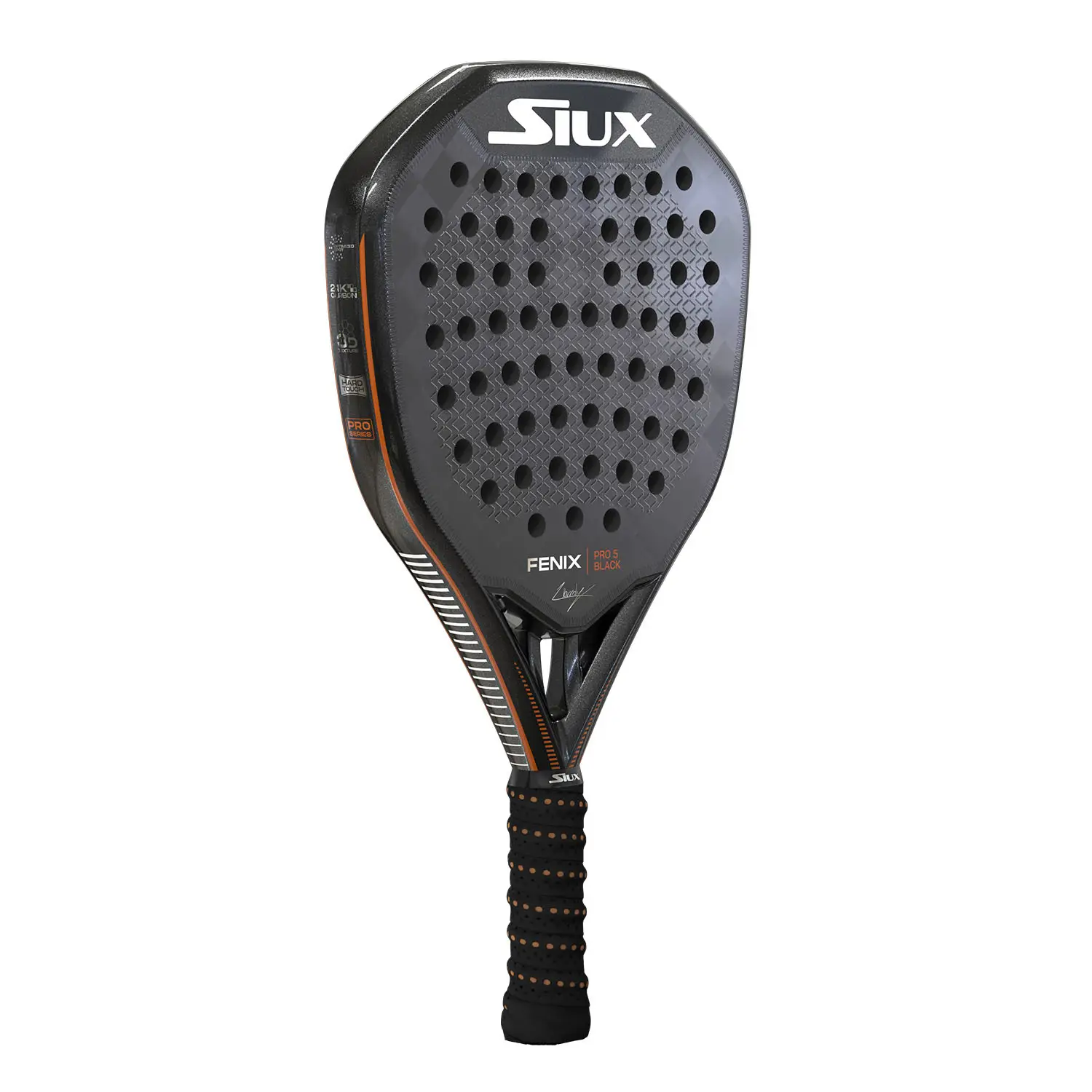 SIUX Fenix Pro 5 Black 2025 Augsberger Padel Racket - Image 2