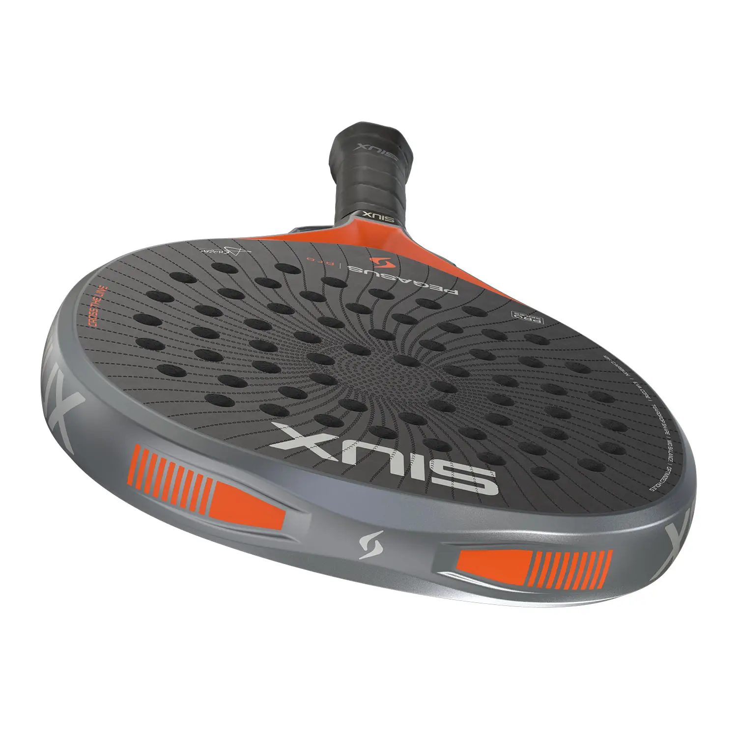 SIUX Pegasus Pro Lava Orange Padel Racket 2026 - Image 6