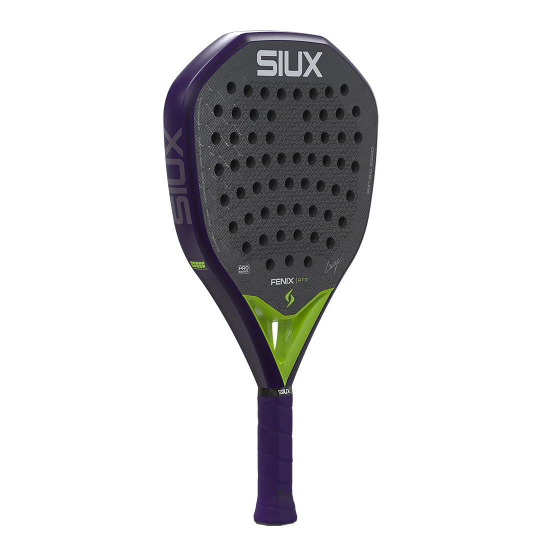 SIUX Fenix Pro Glow Purple Padel Racket 2026 - Image 2