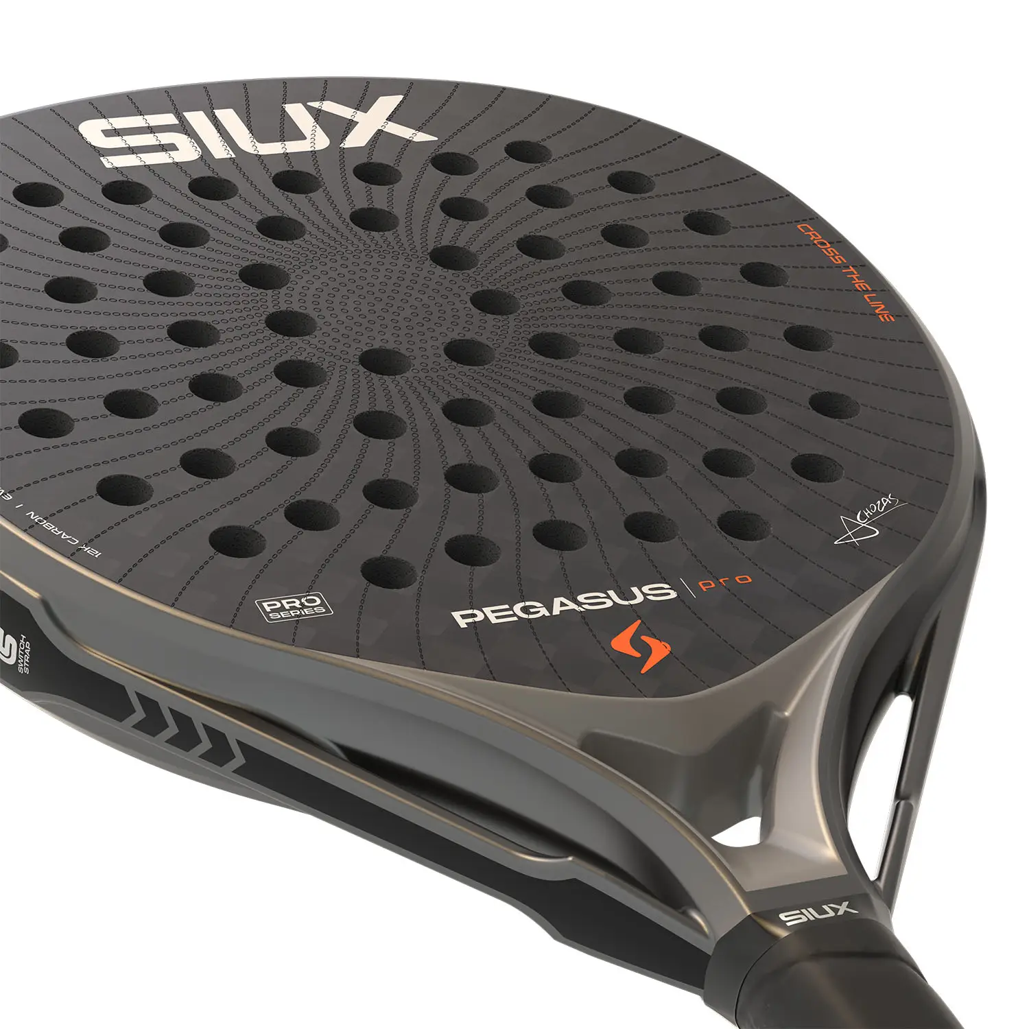 SIUX Pegasus Pro Storm Grey Padel Racket 2026 - Image 5
