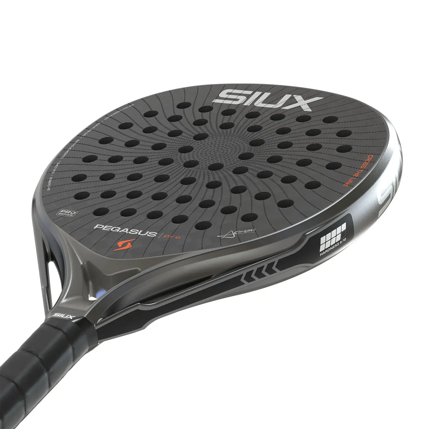 SIUX Pegasus Pro Storm Grey Padel Racket 2026 - Image 7