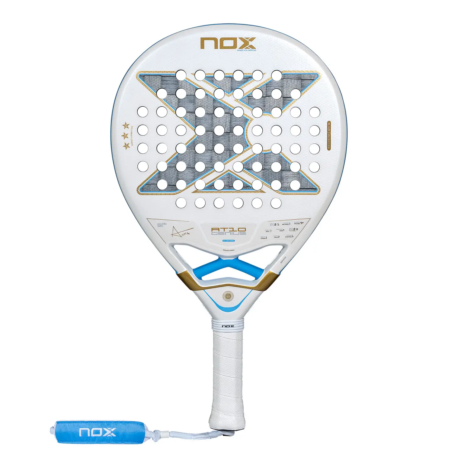 NOX AT10 Genius 18K Buenos Aires Padel Racket 2026