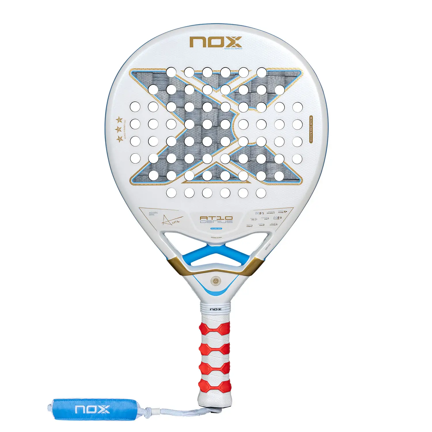 NOX AT10 Genius 18K Buenos Aires Padel Racket 2026 - Image 3