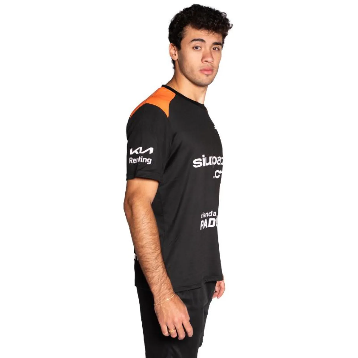 SIUX Leo Augsburger Black/Orange Mens Top - Image 3